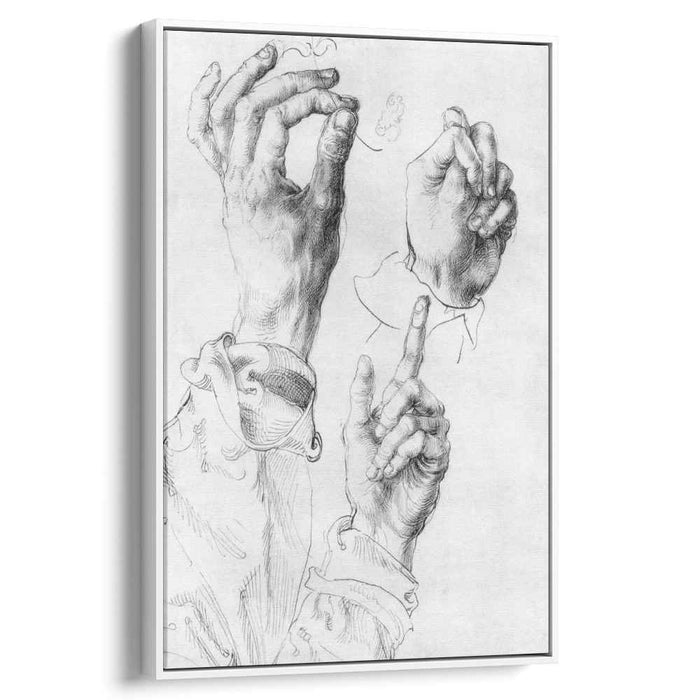 Study of Three Hands (1494) by Albrecht Durer