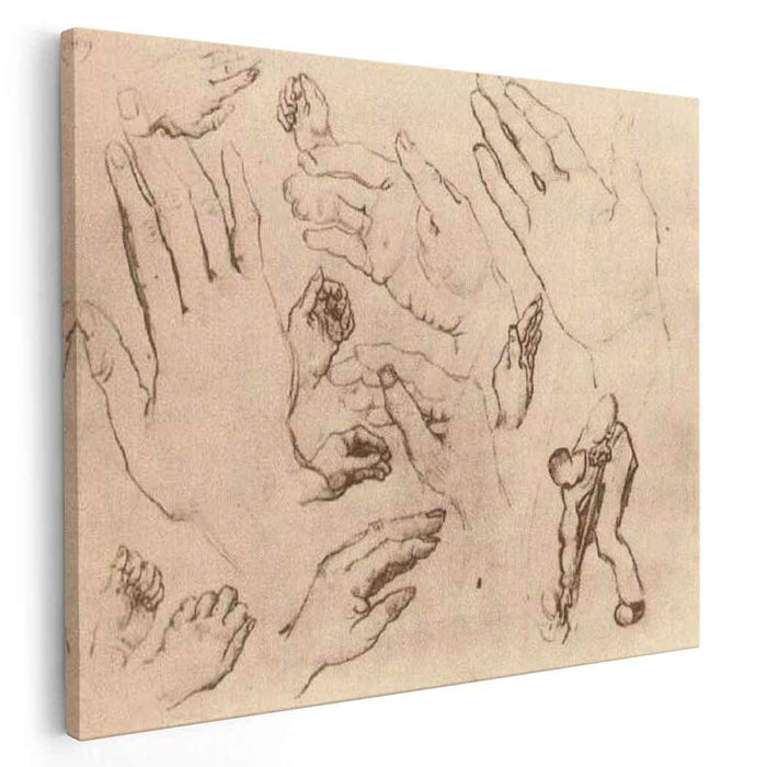Hands (1885) by Vincent van Gogh