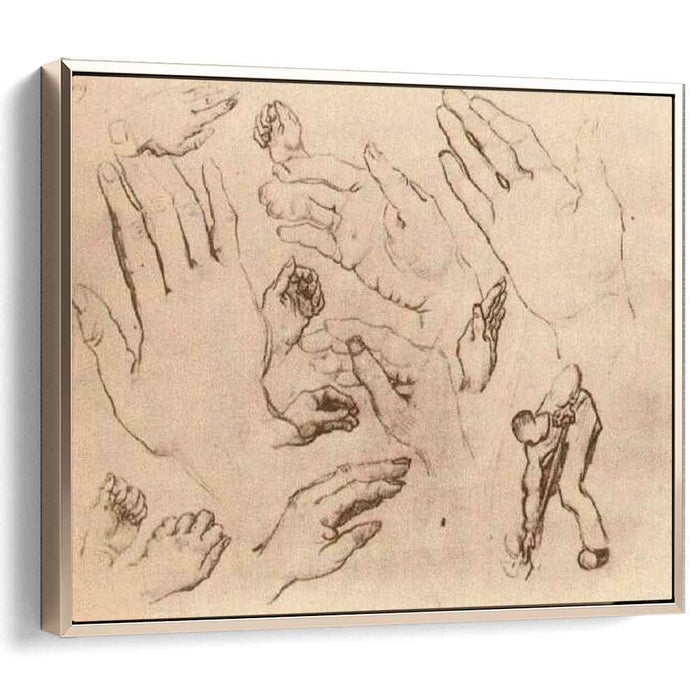 Hands (1885) by Vincent van Gogh