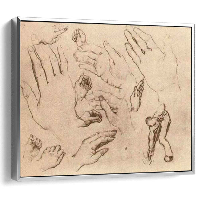Hands (1885) by Vincent van Gogh