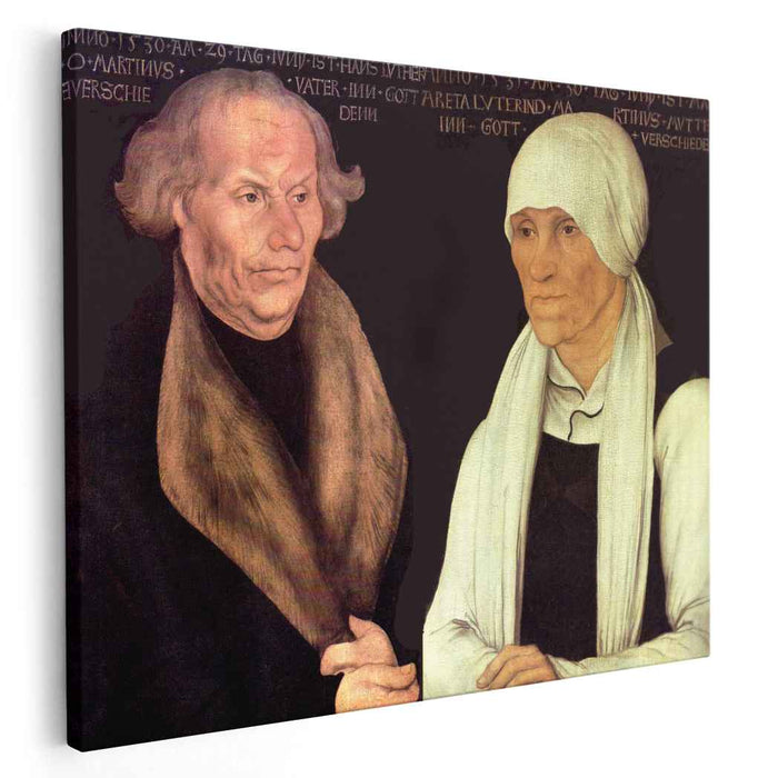 Hans and Magrethe Luther (1527) by Lucas Cranach the Elder