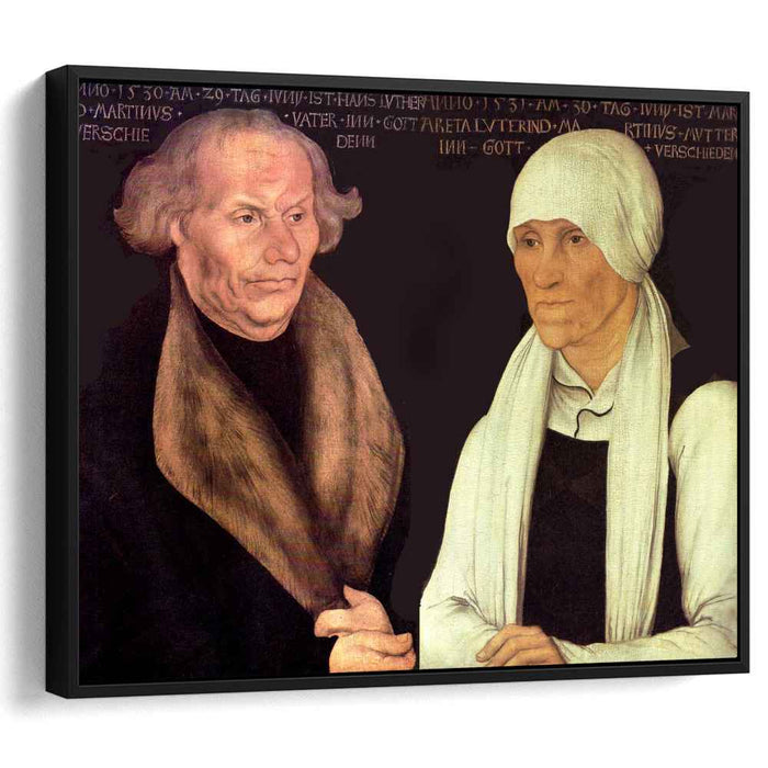 Hans and Magrethe Luther (1527) by Lucas Cranach the Elder