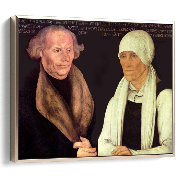 Hans and Magrethe Luther (1527) by Lucas Cranach the Elder