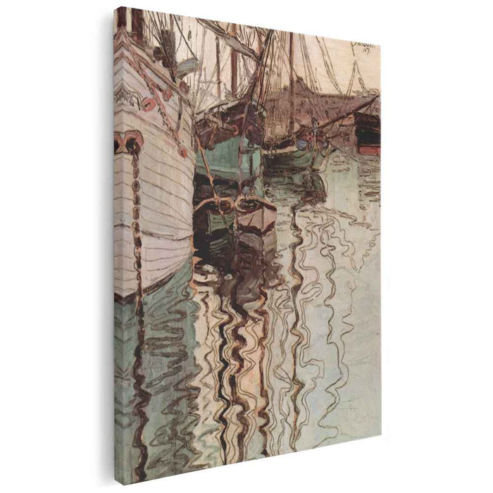 Harbor of Trieste (1907) by Egon Schiele