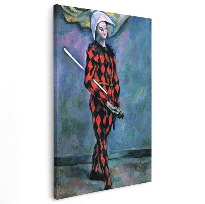 Harlequin (1890) by Paul Cezanne