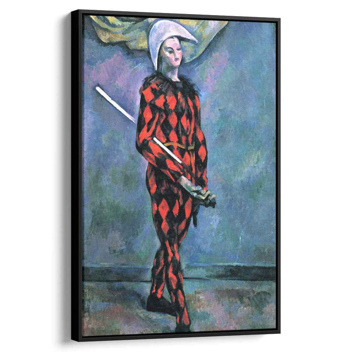 Harlequin (1890) by Paul Cezanne
