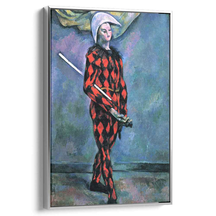 Harlequin (1890) by Paul Cezanne