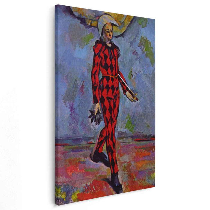 Harlequin (1890) by Paul Cezanne