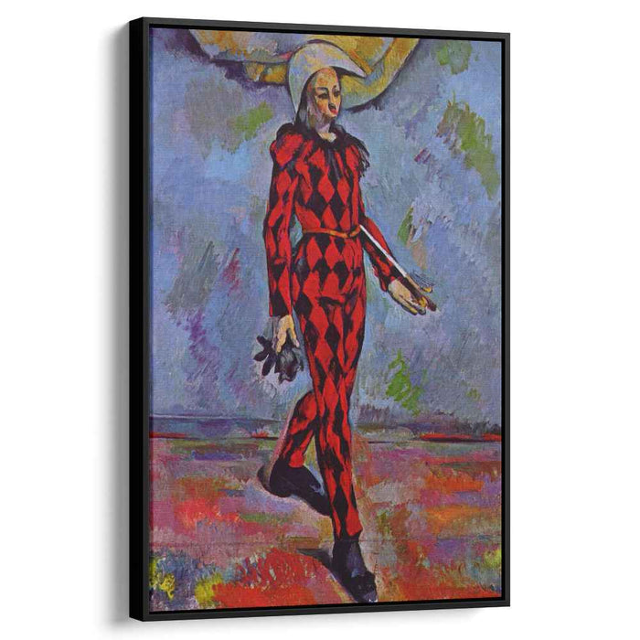 Harlequin (1890) by Paul Cezanne