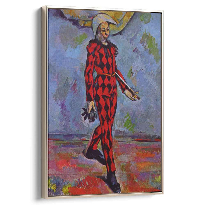 Harlequin (1890) by Paul Cezanne