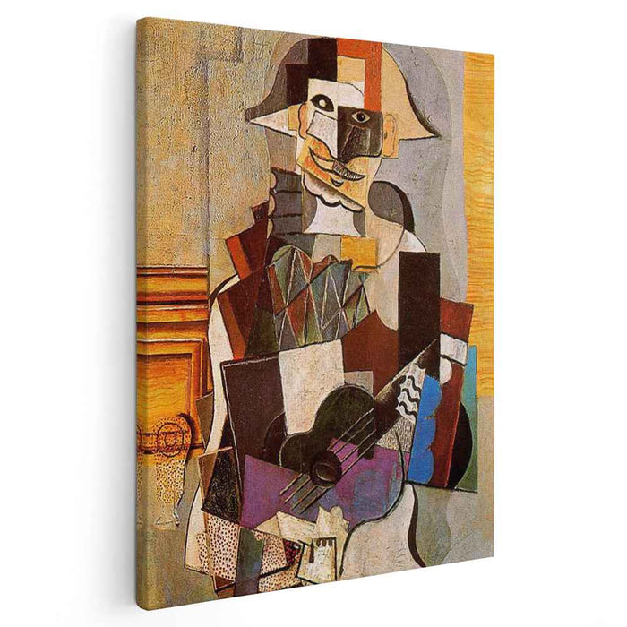 Harlequin (1918) by Pablo Picasso