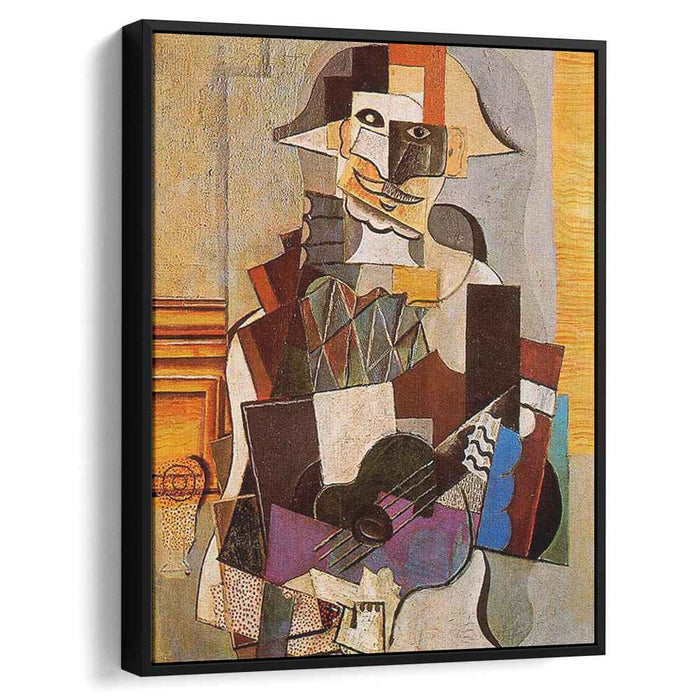 Harlequin (1918) by Pablo Picasso