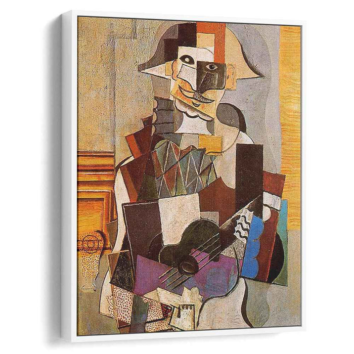 Harlequin (1918) by Pablo Picasso