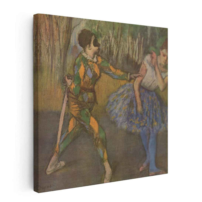Harlequin and Colombina (1886) by Edgar Degas