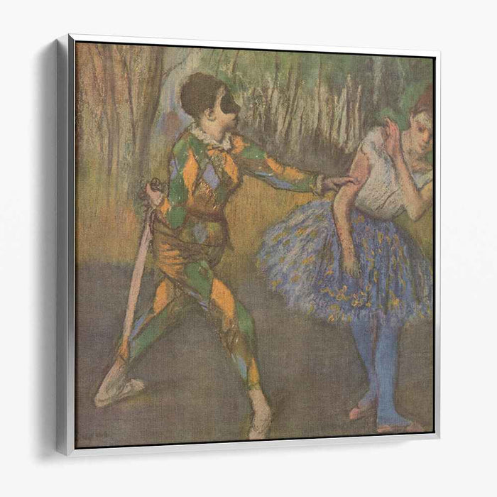 Harlequin and Colombina (1886) by Edgar Degas