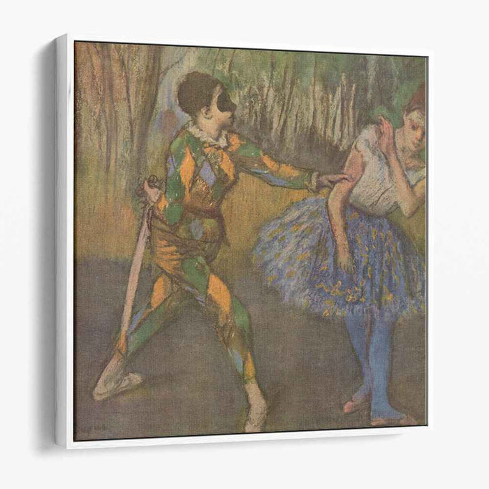 Harlequin and Colombina (1886) by Edgar Degas