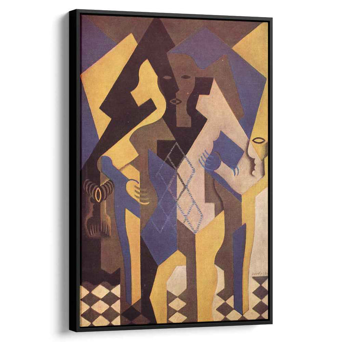 Harlequin at a Table (1919) by Juan Gris