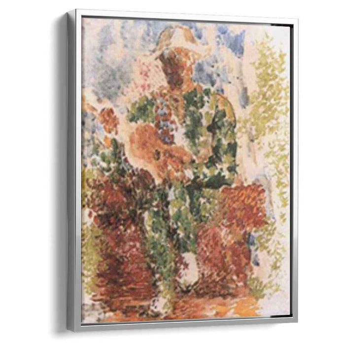 Harlequin with guitar (1916) by Pablo Picasso