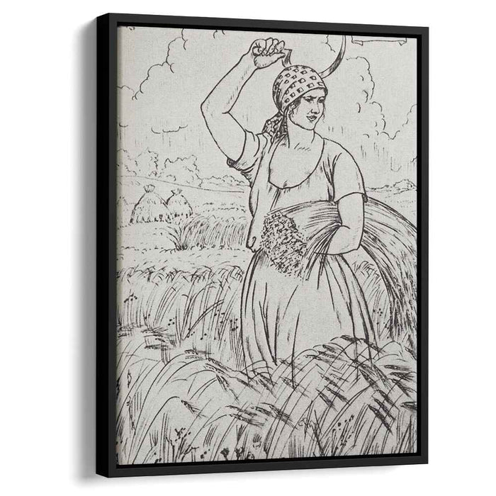 Harvester (1924) by Boris Kustodiev