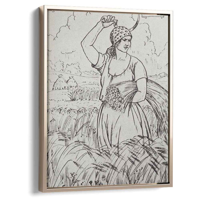 Harvester (1924) by Boris Kustodiev