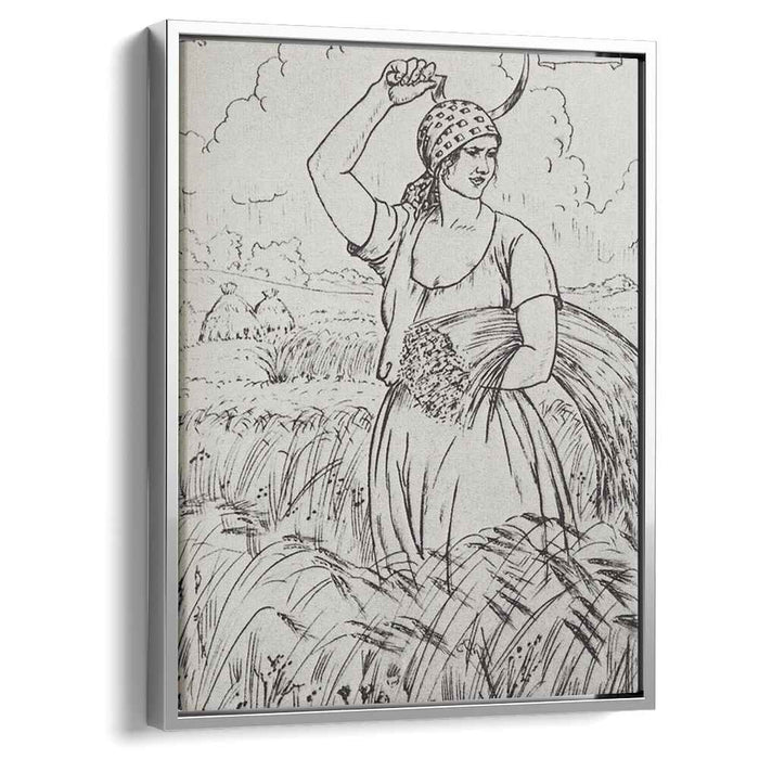 Harvester (1924) by Boris Kustodiev