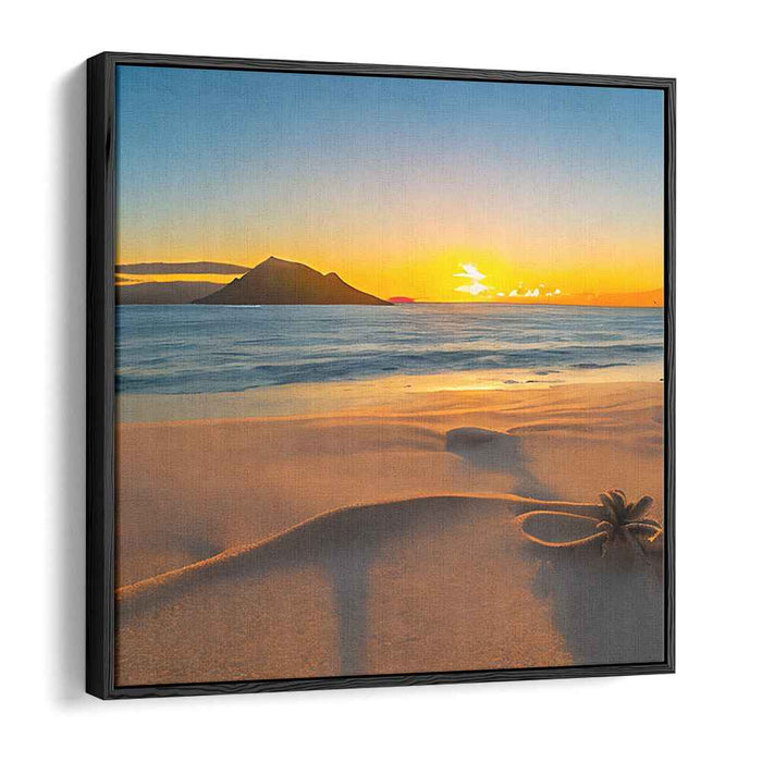 Oceanic Utopia: A Coastal Paradise Canvas Art