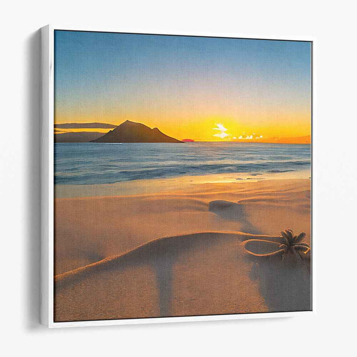 Oceanic Utopia: A Coastal Paradise Canvas Art