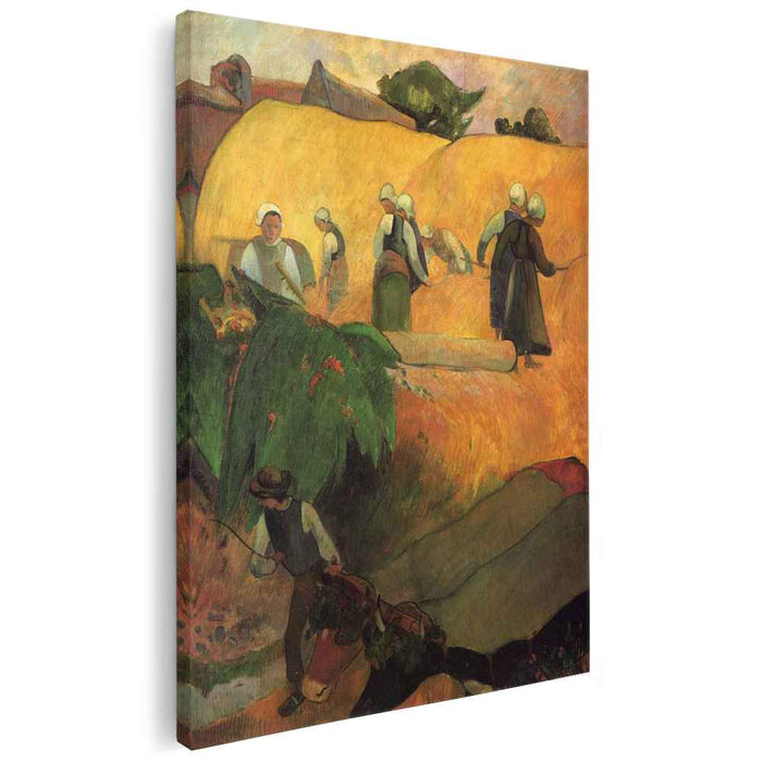 Haymaking (1889) by Paul Gauguin