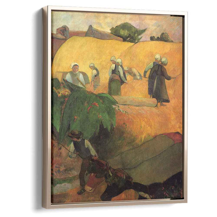 Haymaking (1889) by Paul Gauguin