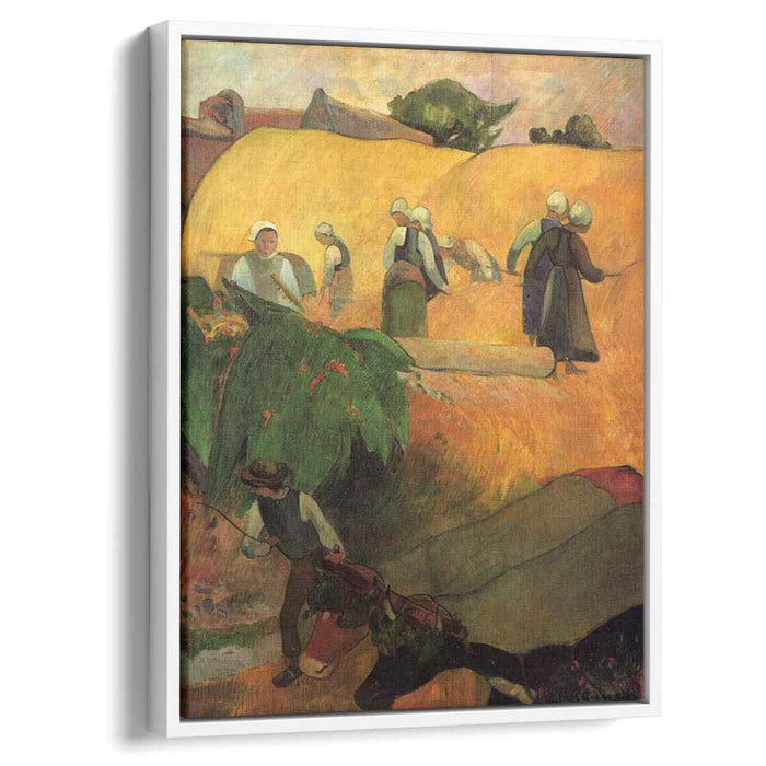 Haymaking (1889) by Paul Gauguin