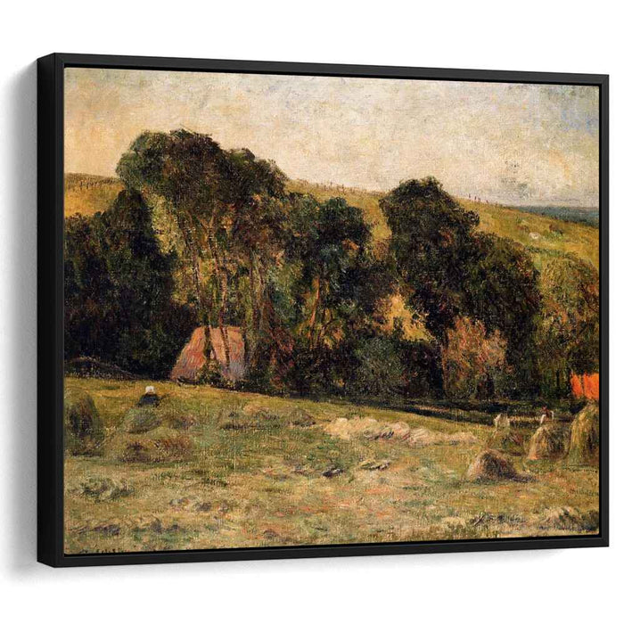 Haymaking near Dieppe (1885) by Paul Gauguin