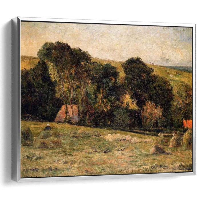 Haymaking near Dieppe (1885) by Paul Gauguin