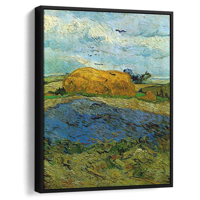Haystack under a Rainy Sky (1890) by Vincent van Gogh