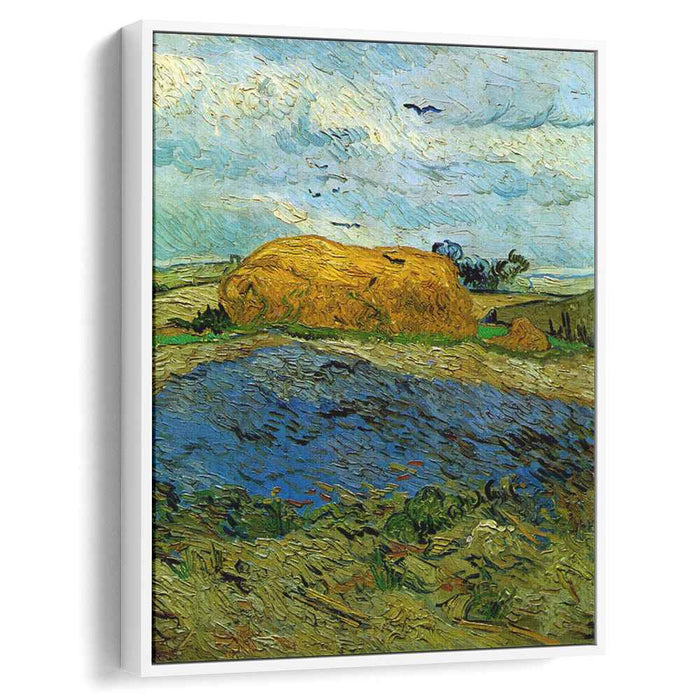 Haystack under a Rainy Sky (1890) by Vincent van Gogh