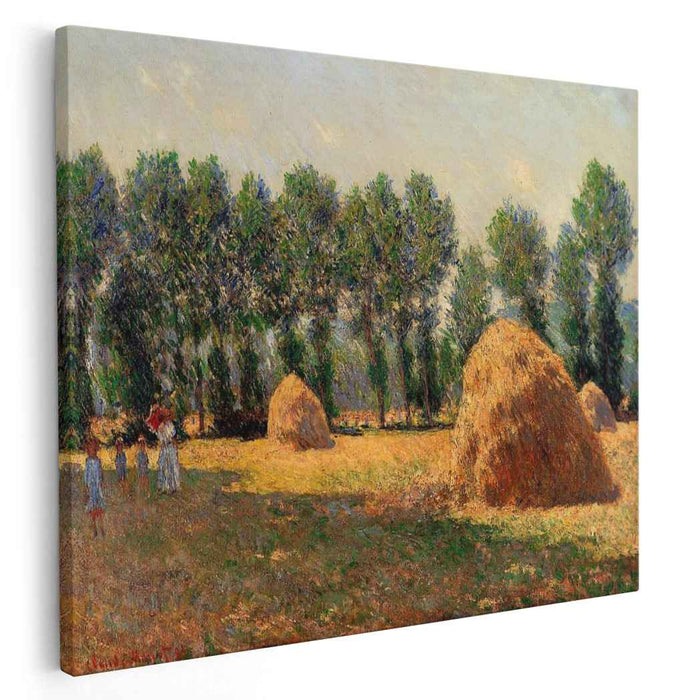 Haystacks at Giverny (1885) by Claude Monet