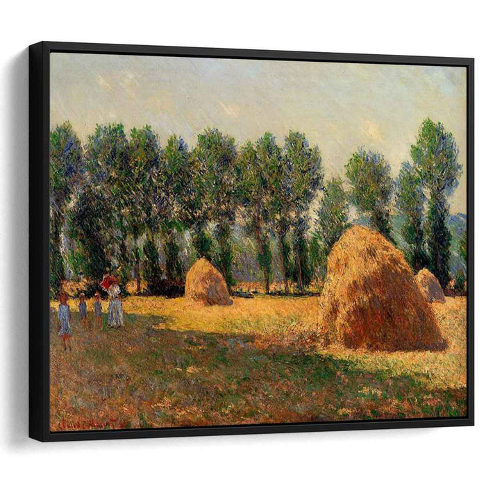 Haystacks at Giverny (1885) by Claude Monet