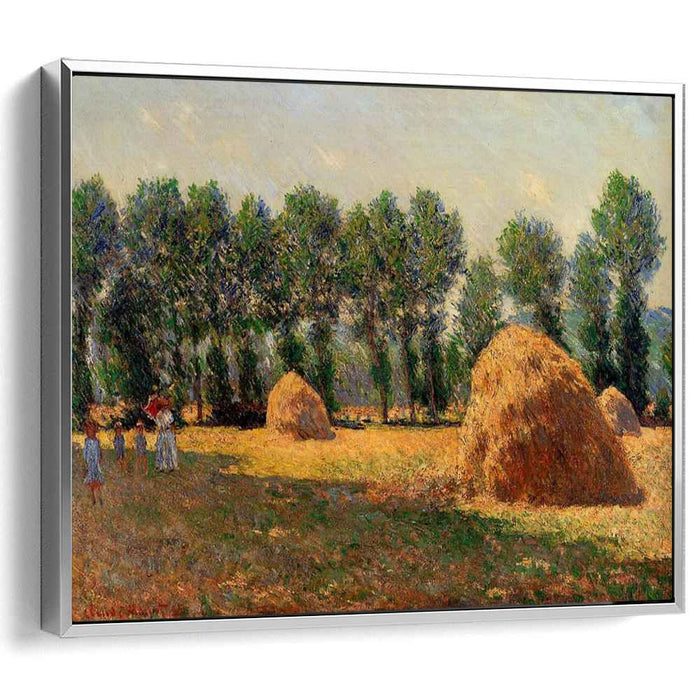 Haystacks at Giverny (1885) by Claude Monet