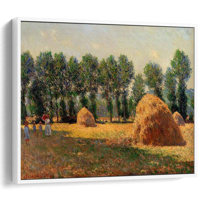 Haystacks at Giverny (1885) by Claude Monet
