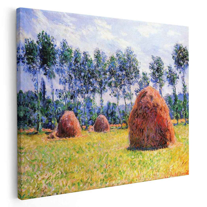 Haystacks at Giverny (1884) by Claude Monet