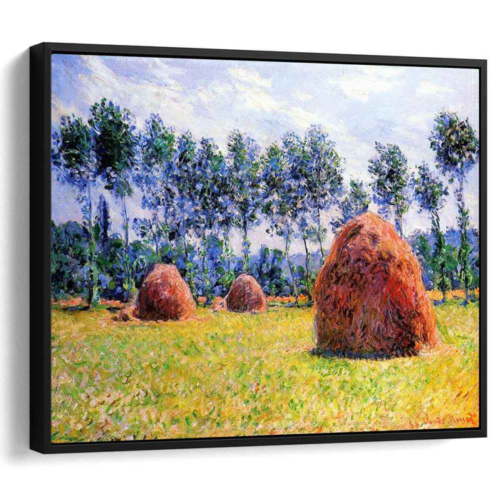 Haystacks at Giverny (1884) by Claude Monet