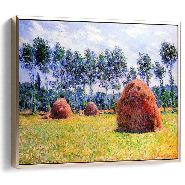 Haystacks at Giverny (1884) by Claude Monet