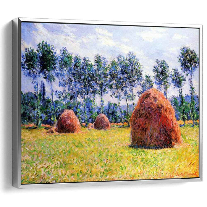 Haystacks at Giverny (1884) by Claude Monet
