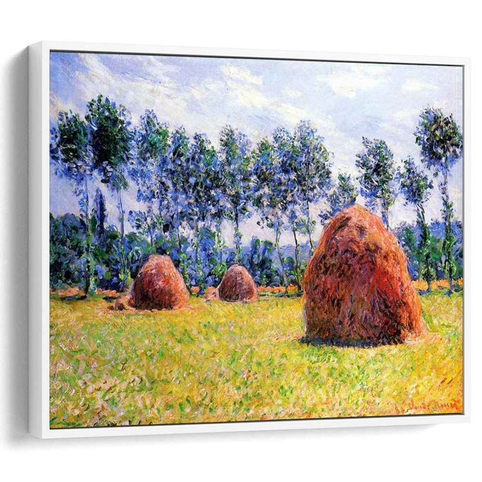 Haystacks at Giverny (1884) by Claude Monet