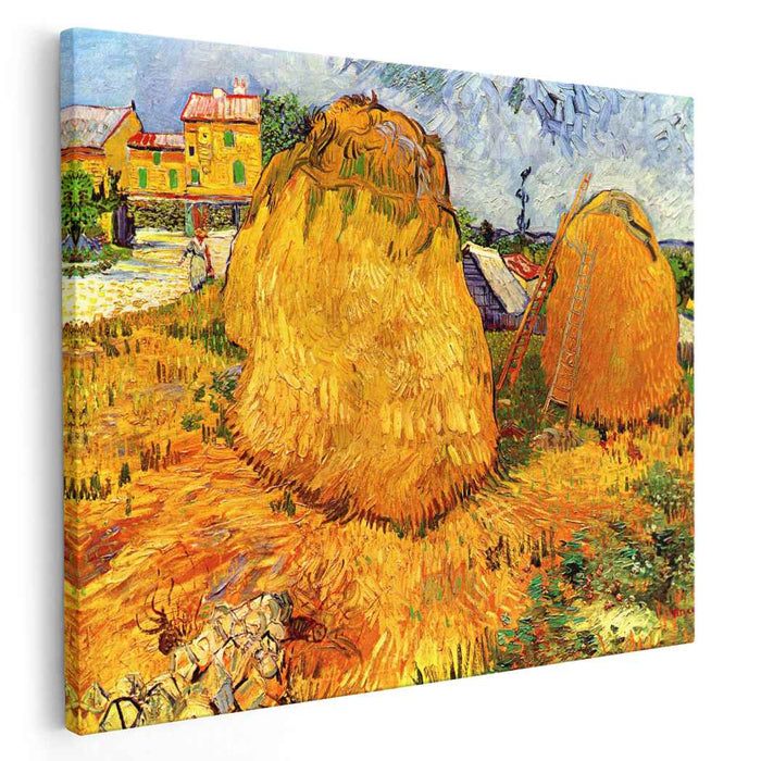 Haystacks in Provence (1888) by Vincent van Gogh