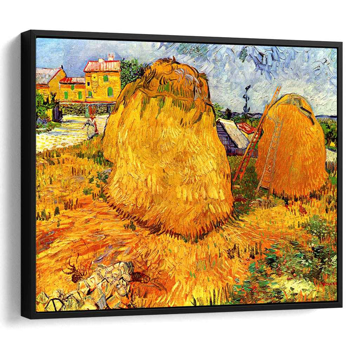 Haystacks in Provence (1888) by Vincent van Gogh