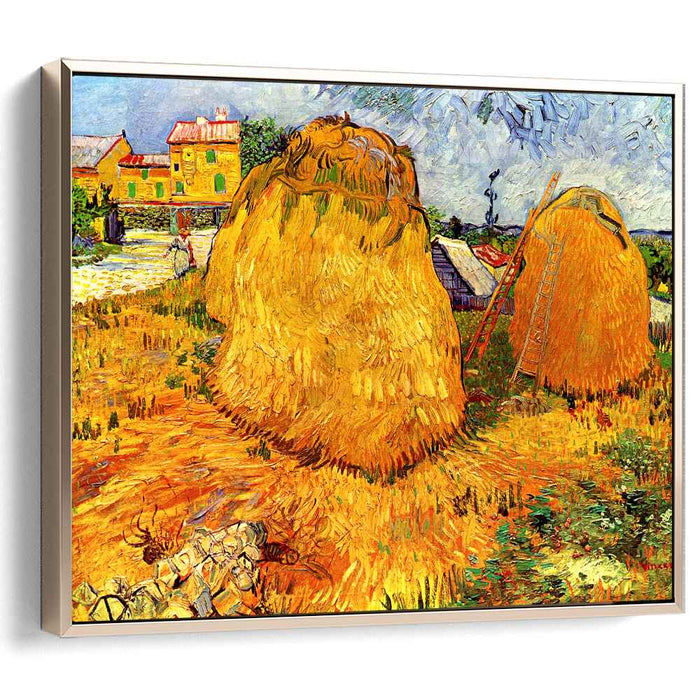 Haystacks in Provence (1888) by Vincent van Gogh