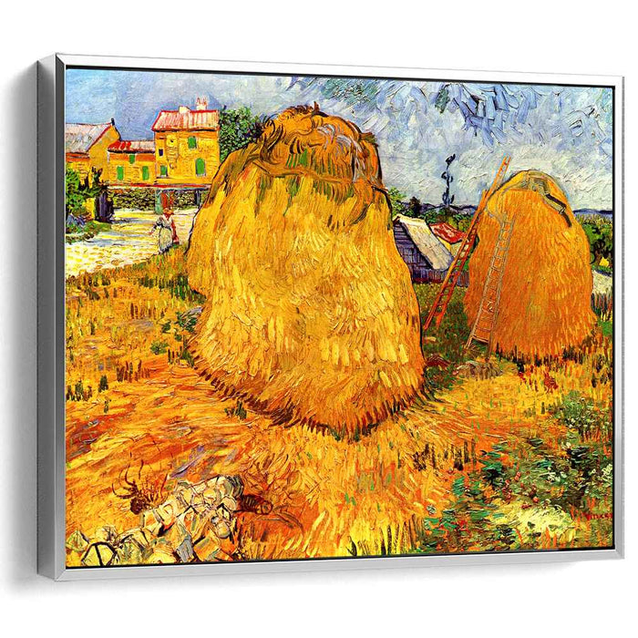 Haystacks in Provence (1888) by Vincent van Gogh