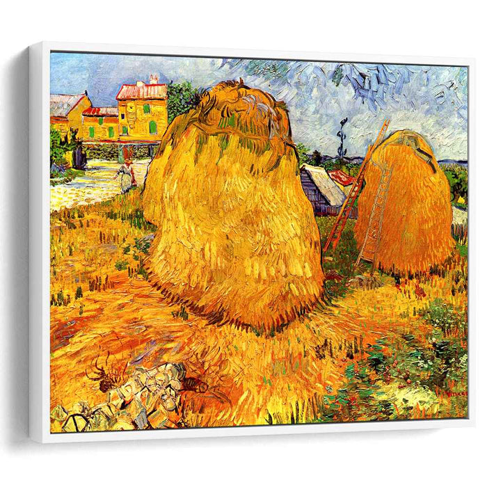 Haystacks in Provence (1888) by Vincent van Gogh
