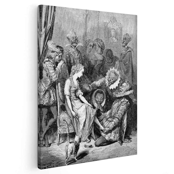 He Perceived That Her Little Foot Slid In Without Trouble by Gustave Dore