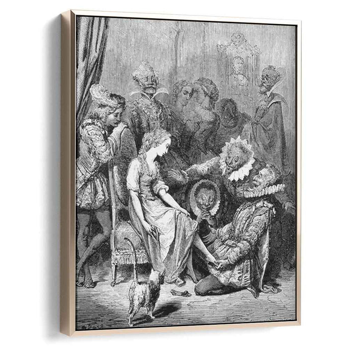 He Perceived That Her Little Foot Slid In Without Trouble by Gustave Dore